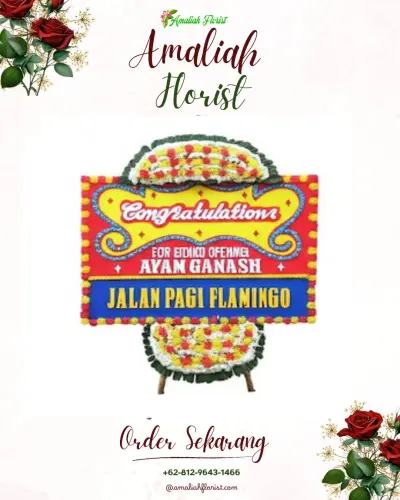 Bunga Papan Congratulation di Tanjung Uncang